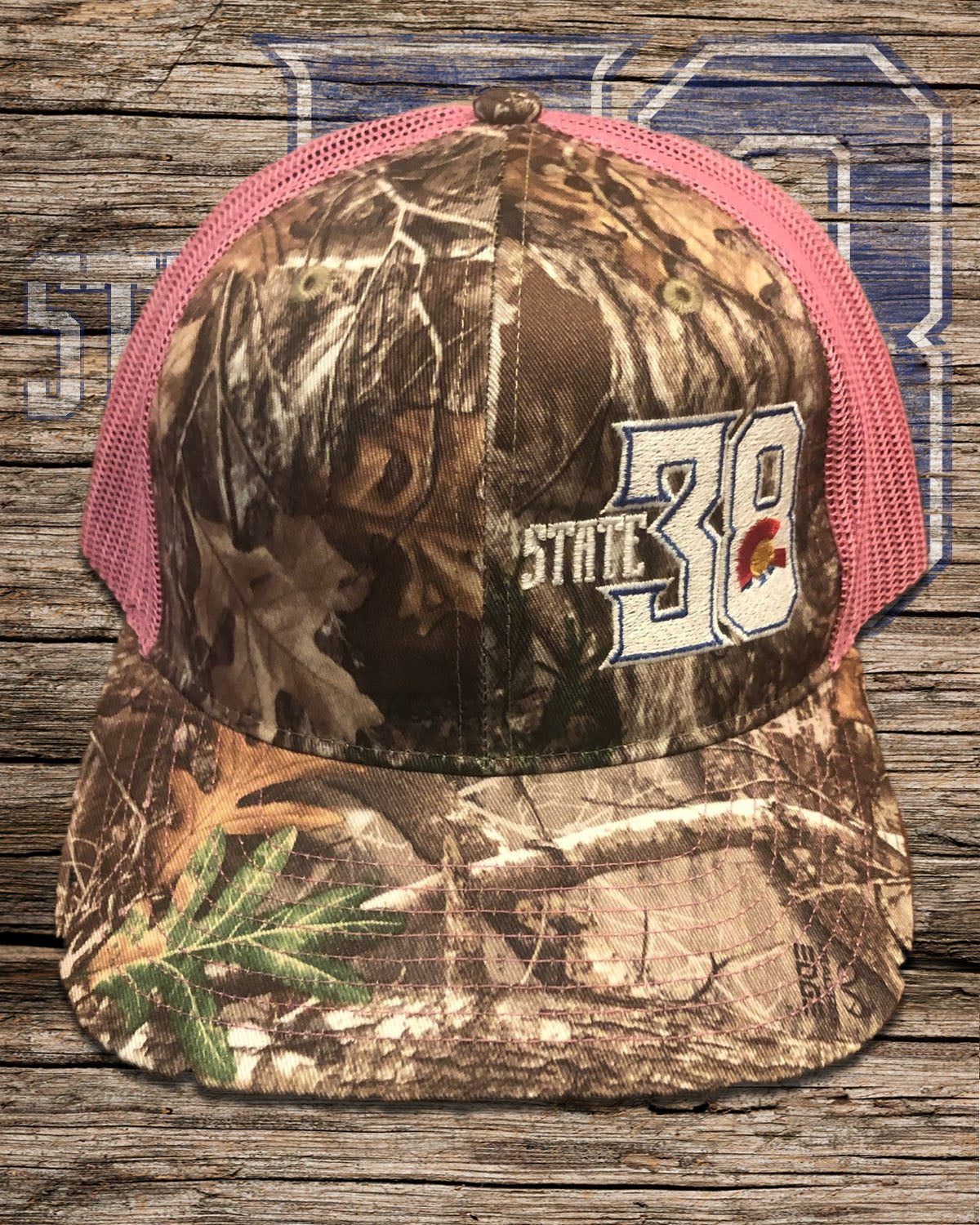 Pink and Camo Snapback Hat